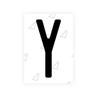Alite Nanofilm for US (Rhode Island - Embossed) license plates - Symbol "Y"
