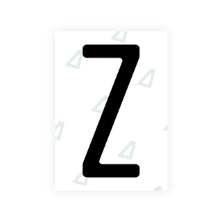 Alite Nanofilm for US (Rhode Island - Embossed) license plates - Symbol "Z"