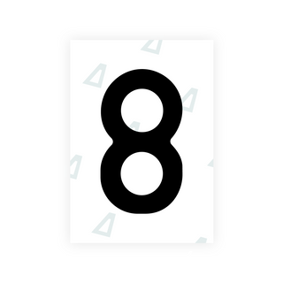 Alite Nanofilm for Romania number plates - Symbol "8"