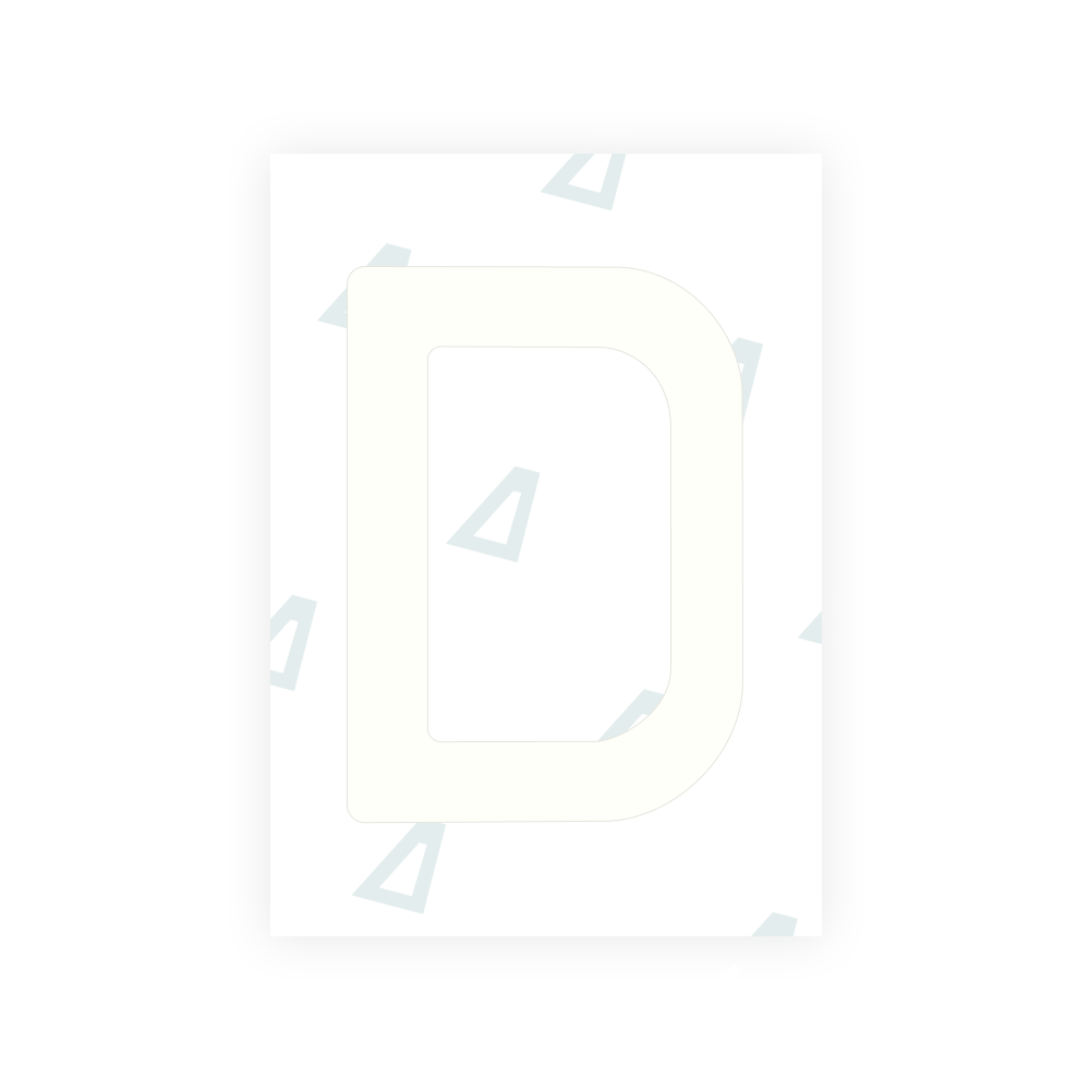 Alite Nanofilm for Romania number plates - Symbol "D"
