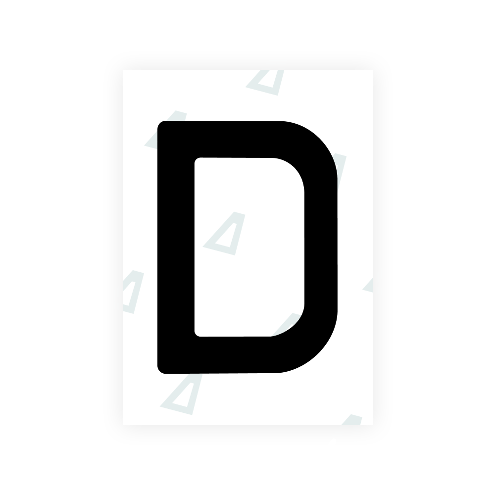 Alite Nanofilm for Romania number plates - Symbol "D"
