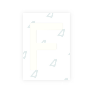 Alite Nanofilm for Romania number plates - Symbol "F"