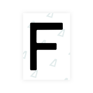 Alite Nanofilm for Romania number plates - Symbol "F"