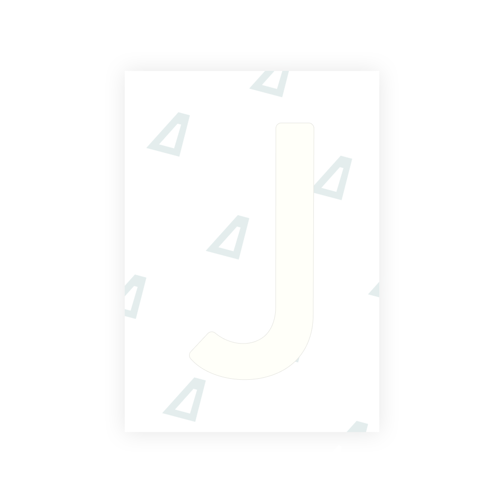 Alite Nanofilm for Romania number plates - Symbol "J"