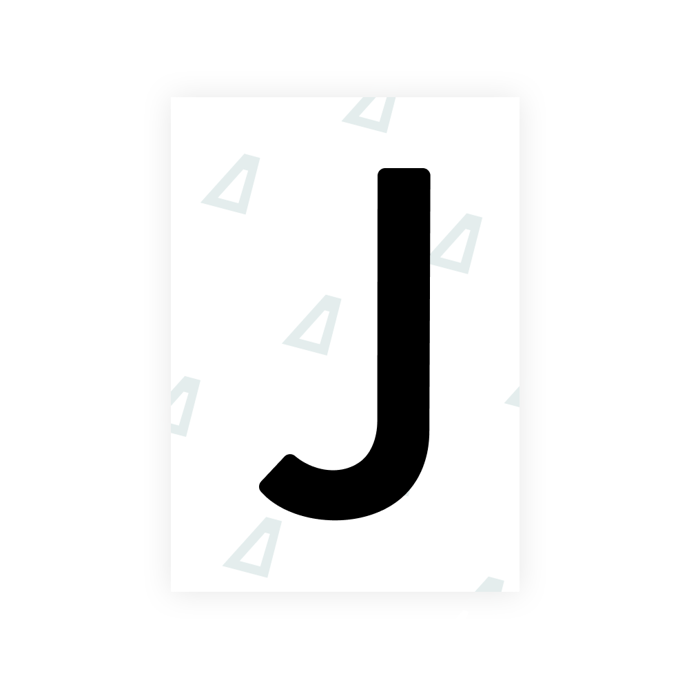 Alite Nanofilm for Romania number plates - Symbol "J"