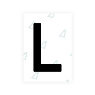 Alite Nanofilm for Romania number plates - Symbol "L"