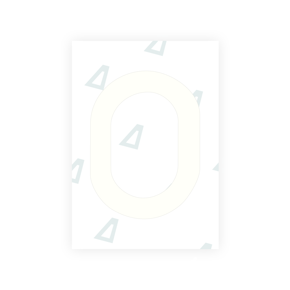 Alite Nanofilm for Romania number plates - Symbol "O"