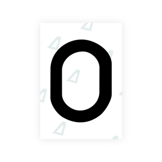 Alite Nanofilm for Romania number plates - Symbol "O"