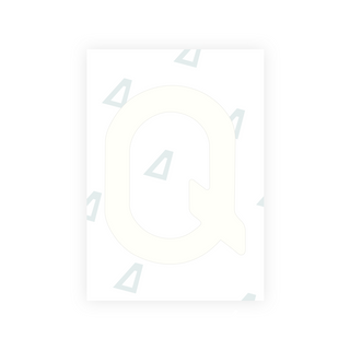Alite Nanofilm for Romania number plates - Symbol "Q"