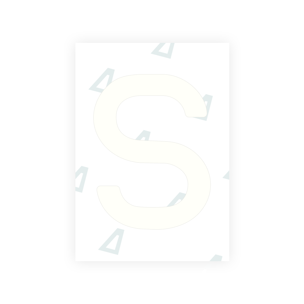 Alite Nanofilm for Romania number plates - Symbol "S"