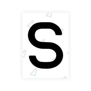 Alite Nanofilm for Romania number plates - Symbol "S"