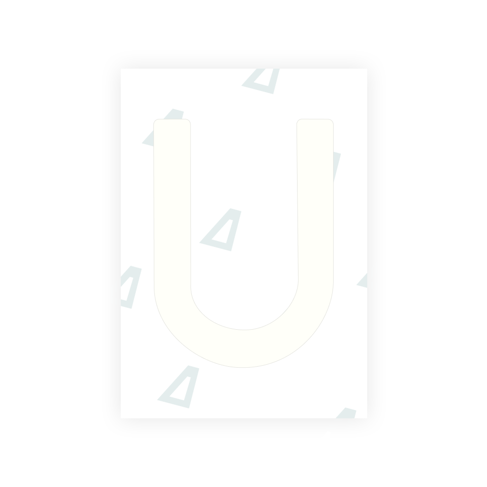 Alite Nanofilm for Romania number plates - Symbol "U"