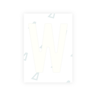 Alite Nanofilm for Romania number plates - Symbol "W"