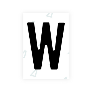 Alite Nanofilm for Romania number plates - Symbol "W"