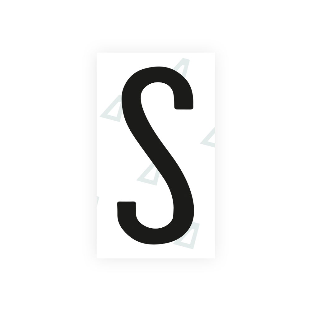 Alite Nanofilm for Mexico license plates - Symbol "S" - Alite