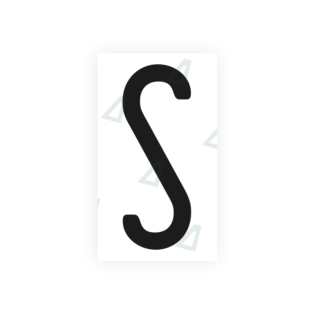 Alite Nanofilm for US (Maryland) license plates - Symbol "S" - Alite