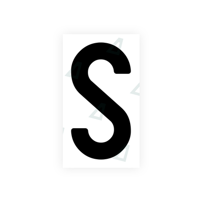 Alite Nanofilm for India license plates - Symbol "S" - Alite