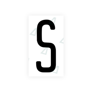 Alite Nanofilm for US (Illinois 2006 - Round) license plates - Symbol "S" - Alite