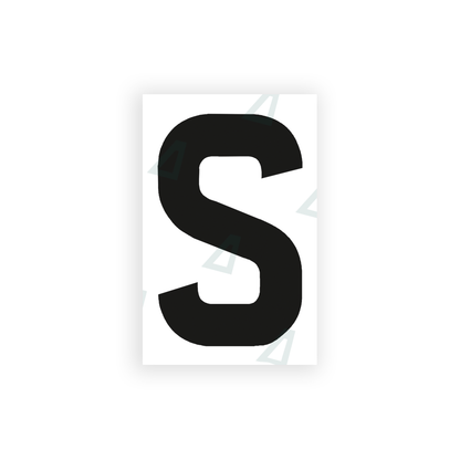 Alite Nanofilm for United Kingdom license plates - Symbol "S" - Alite