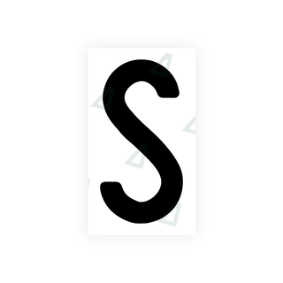 Alite Nanofilm for front Switzerland license plates - Symbol "S" - Alite