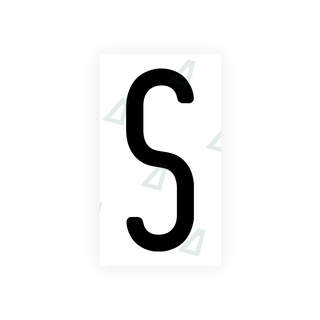 Alite Nanofilm for US (Wisconsin) license plates - Symbol "S" - Alite