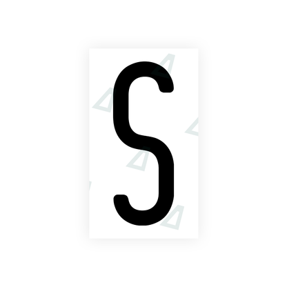 Alite Nanofilm for US (Wisconsin) license plates - Symbol "S" - Alite
