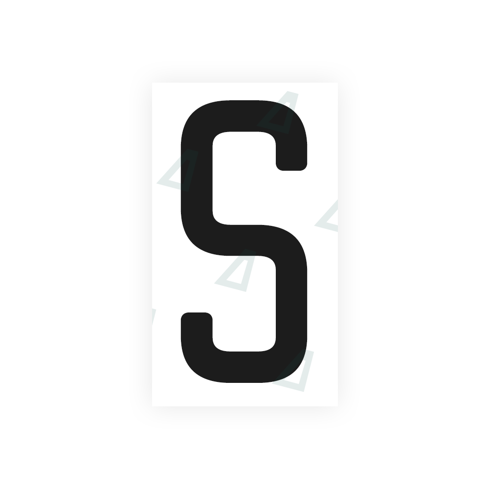 Alite Nanofilm for US (Quebec) license plates - Symbol "S" - Alite