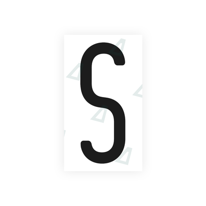 Alite Nanofilm for CA (Ontario) license plates - Symbol "S" - Alite