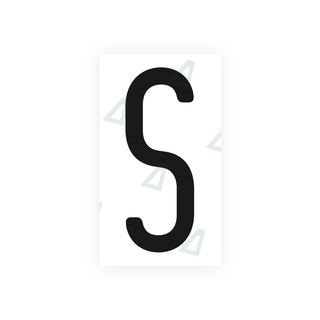 Alite Nanofilm for US (Ohio 2013) license plates - Symbol "S" - Alite