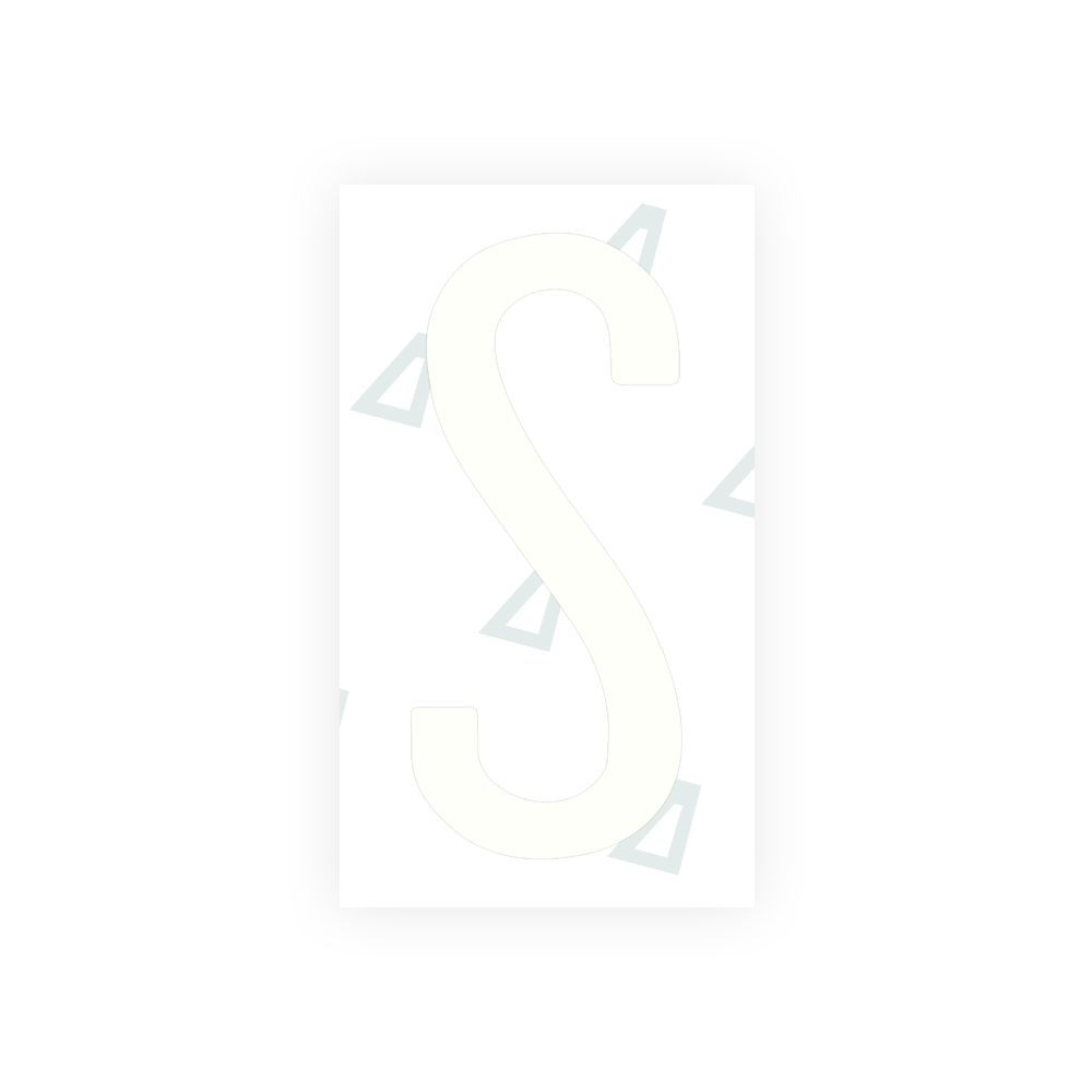 Alite Nanofilm for Mexico license plates - Symbol "S" - Alite