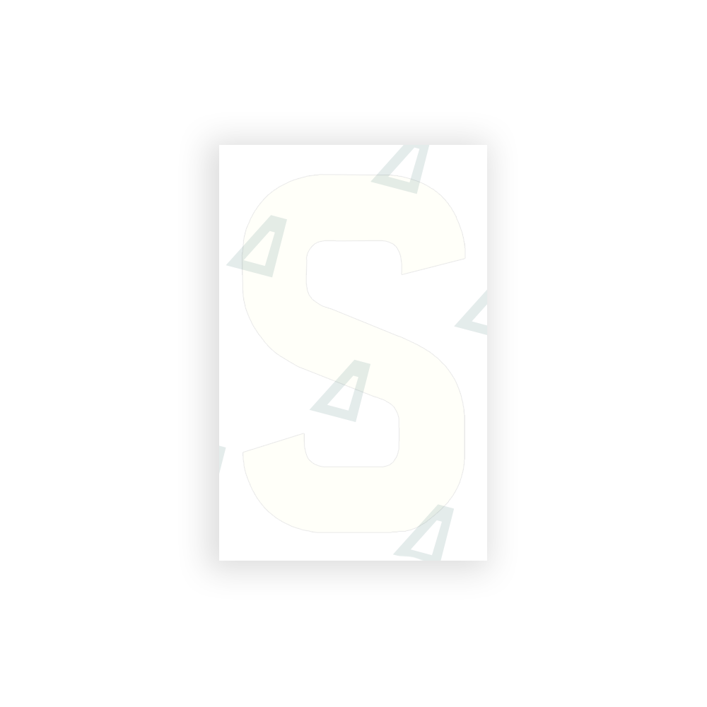 Alite Nanofilm for United Kingdom license plates - Symbol "S" - Alite