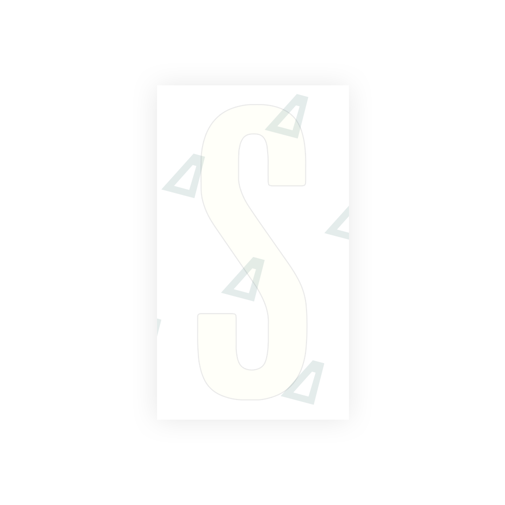 Alite Nanofilm for US (Ohio 2021) license plates - Symbol "S" - Alite
