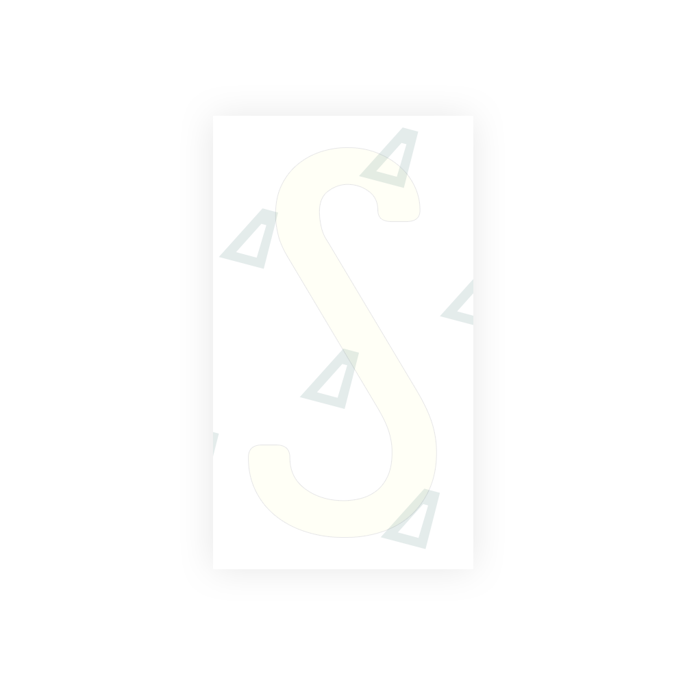Alite Nanofilm for US (California) license plates - Symbol "S" - Alite