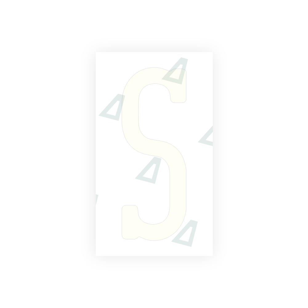 Alite Nanofilm for US (Pennsylvania) license plates - Symbol "S" - Alite