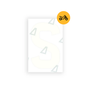 Alite Nanofilm for United Kingdom Moto license plates - Symbol "S" - Alite