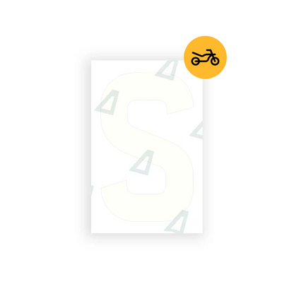 Alite Nanofilm for United Kingdom Moto license plates - Symbol "S" - Alite