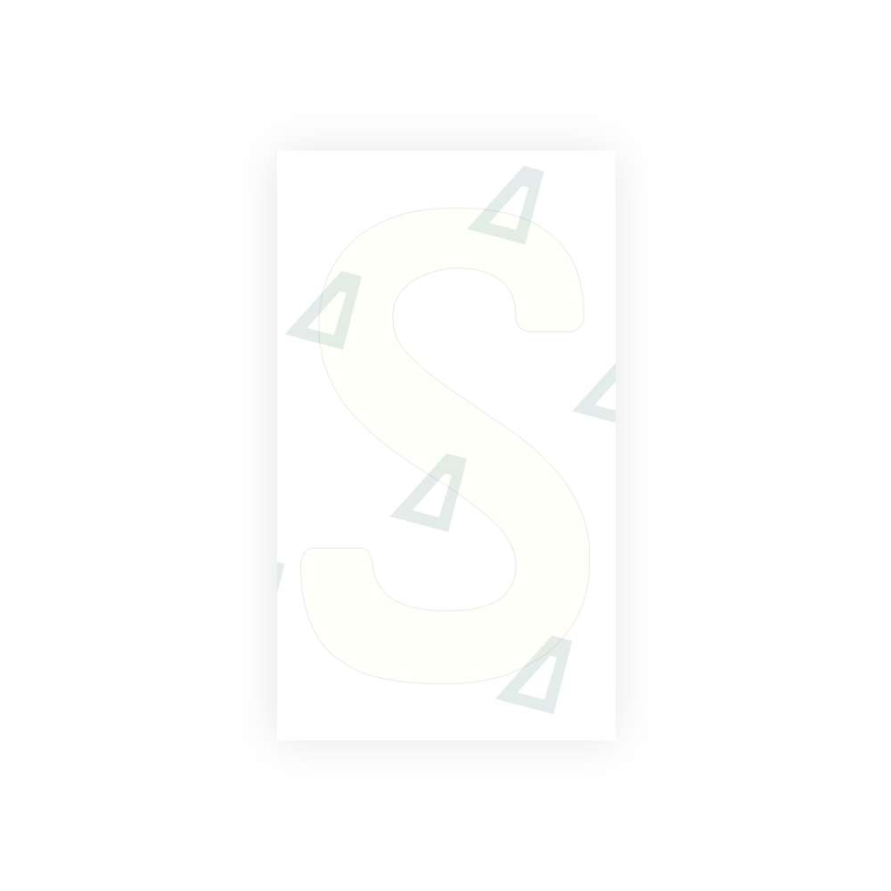 Alite Nanofilm for Uruguay license plates - Symbol "S" - Alite