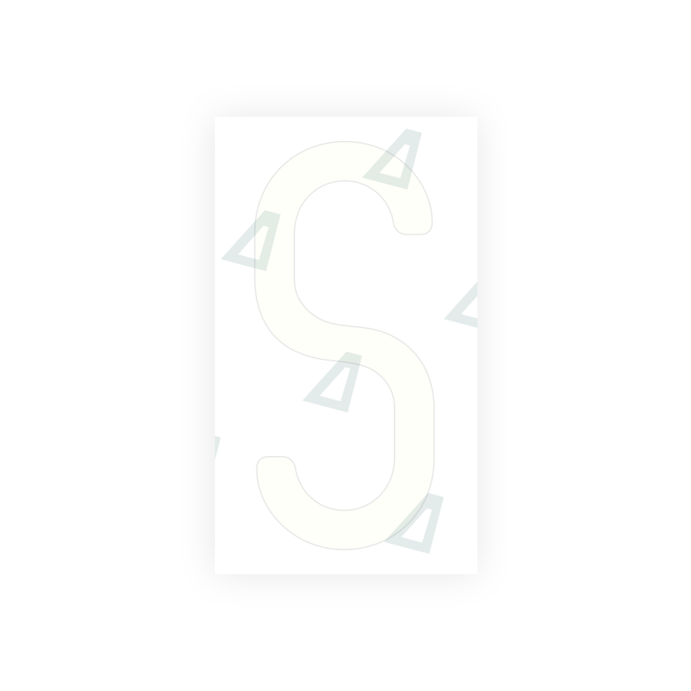 Alite Nanofilm for US (Massachusetts) license plates - Symbol "S" - Alite