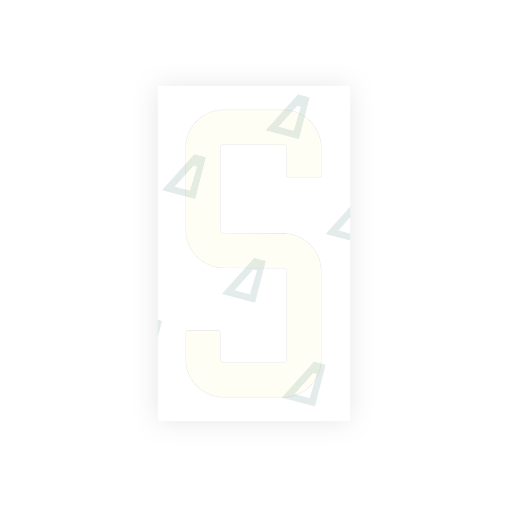 Alite Nanofilm for US (New Jersey) Moto license plates - Symbol "S" - Alite