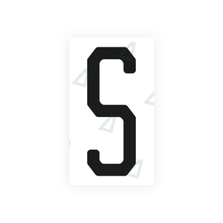 Alite Nanofilm for US (Michigan) license plates - Symbol "S" - Alite