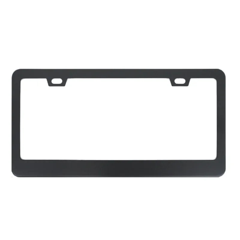 License plate frame Aluminum for USA (Black)