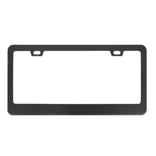 License plate frame Aluminum for USA (Black)