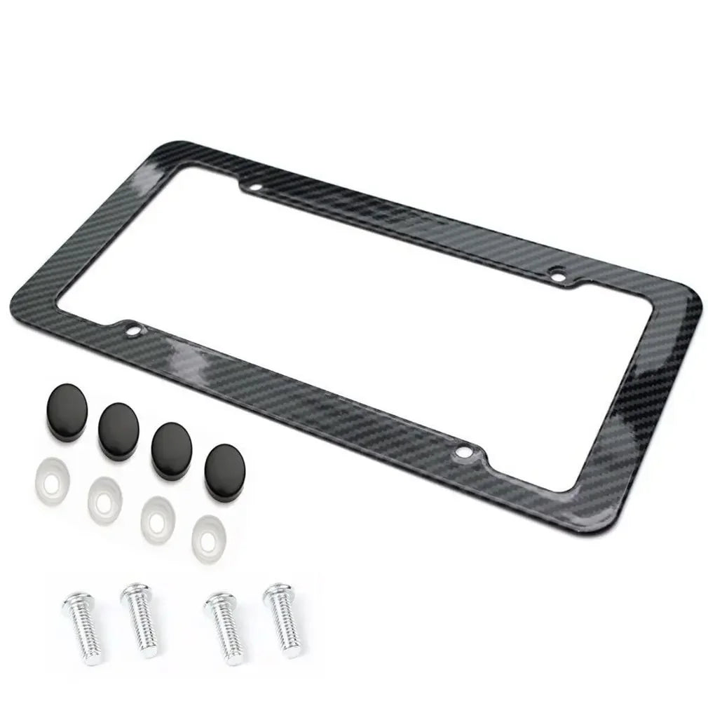 License plate frame for USA (Carbon) 1pc