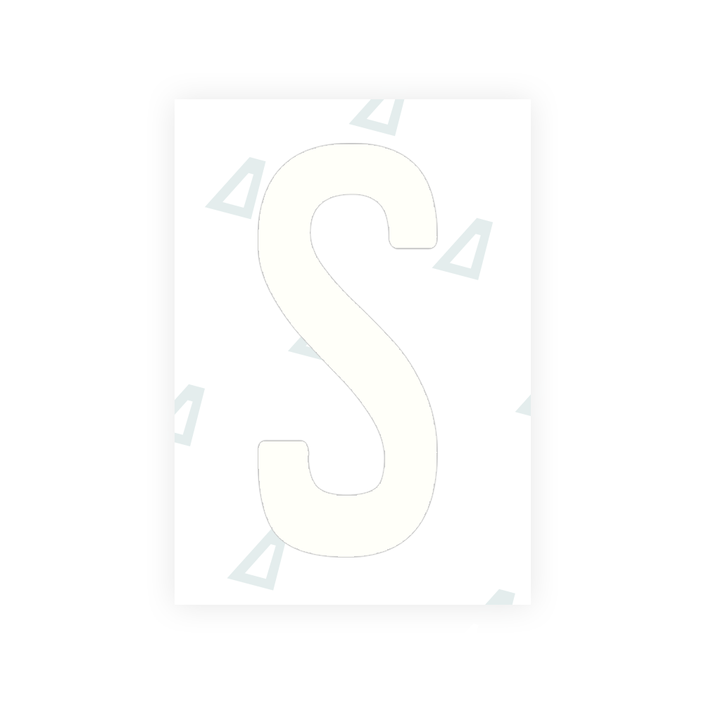 Alite Nanofilm for Guatemala license plates - Symbol "S" - Alite
