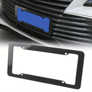 License plate frame Stainless Steel for USA (Carbon) 2pcs