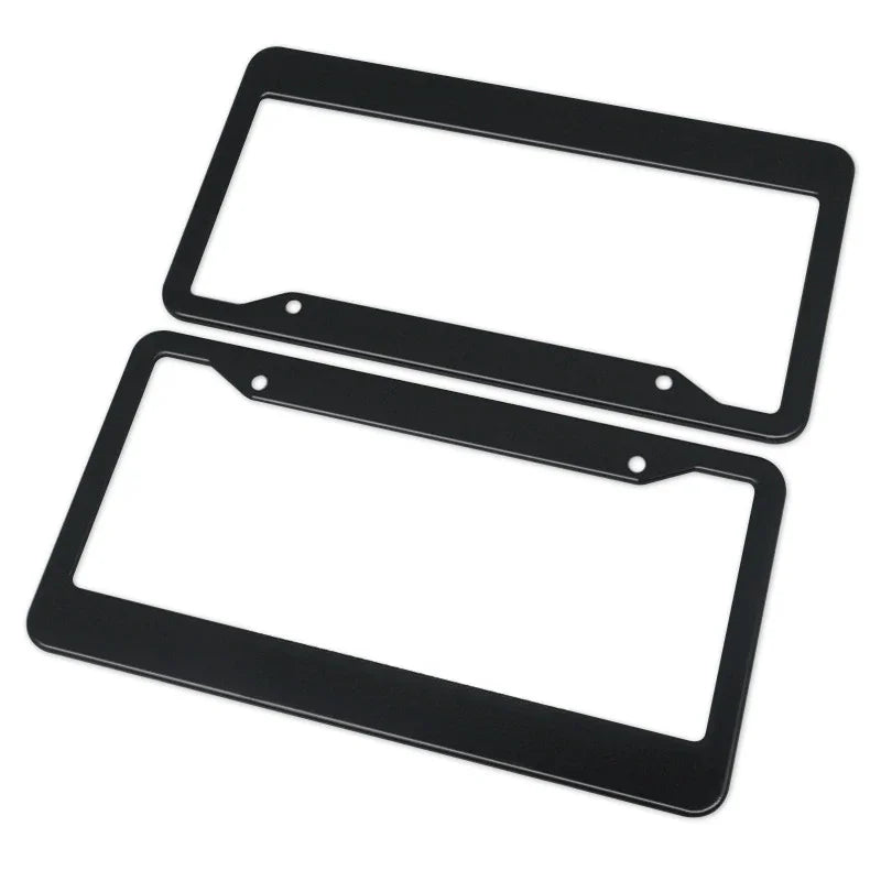 License plate frame Aluminum for USA (Black)