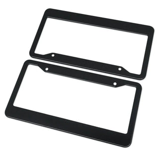 License plate frame Aluminum for USA (Black)