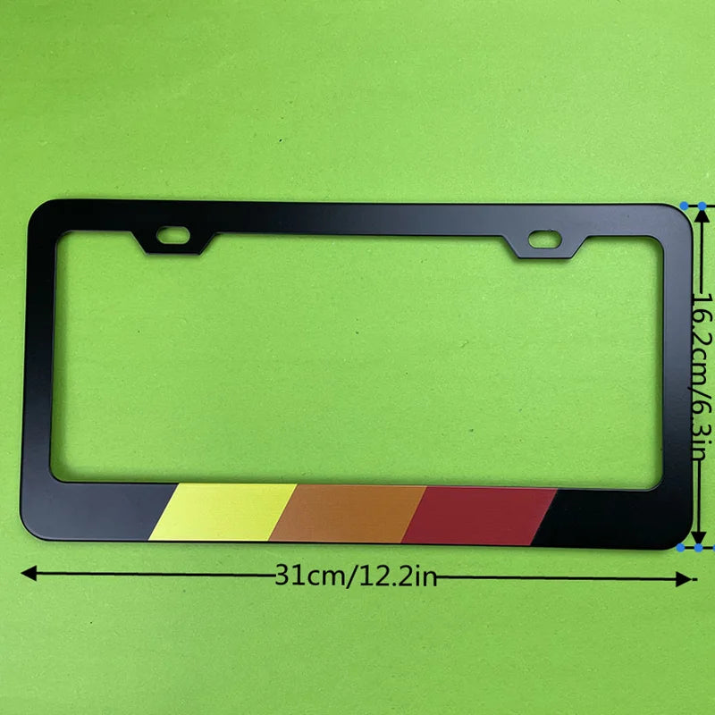 License plate frame Aluminum for USA (Flowers) 1pc