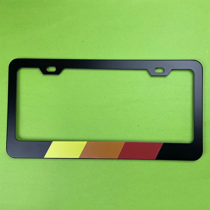 License plate frame Aluminum for USA (Flowers) 1pc
