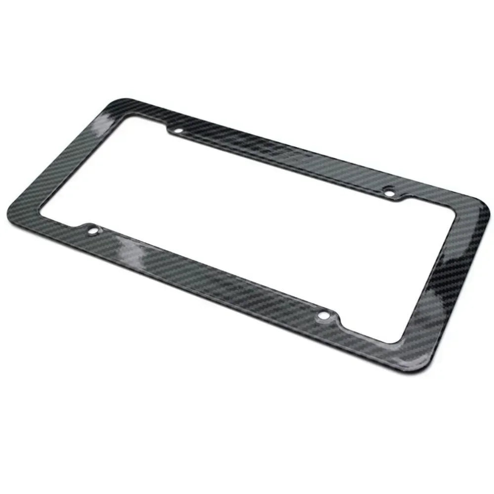 License plate frame Stainless Steel for USA (Carbon) 2pcs